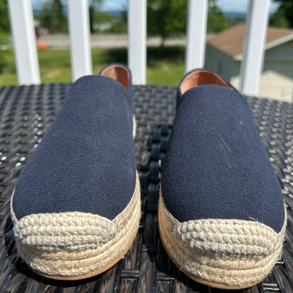 NWOB J JILL LADIES NAVY ESPADRILLS SIZE 9